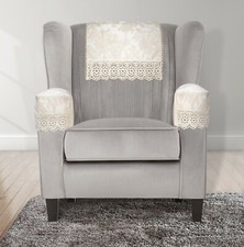 Pack of 4 Jacquard Floral Lace