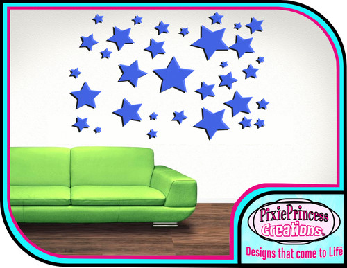 Star shape space mylar - shape,