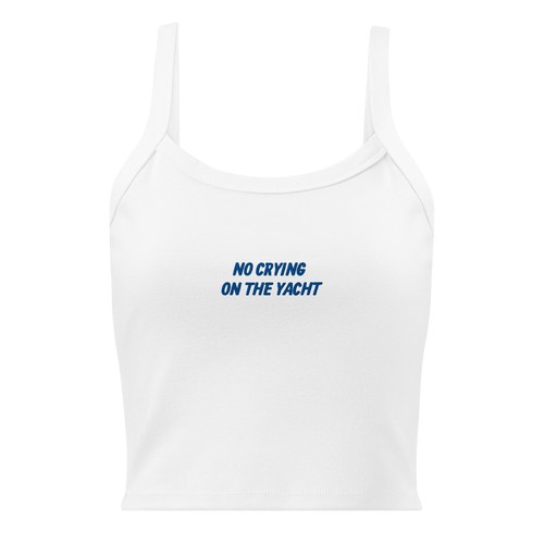 Crying the yacht tank - no, on
