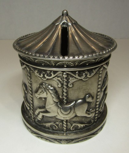 Silver plated carousel merry - silver,