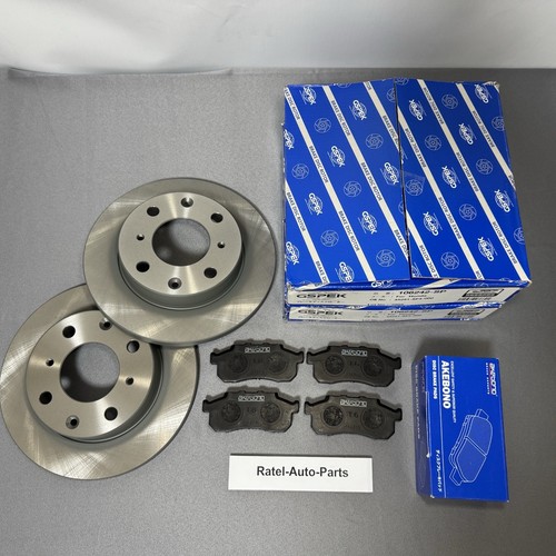 Front brake pad rotor - rotor, set