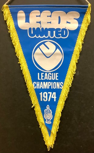 Leeds united pennant 1974 - united,