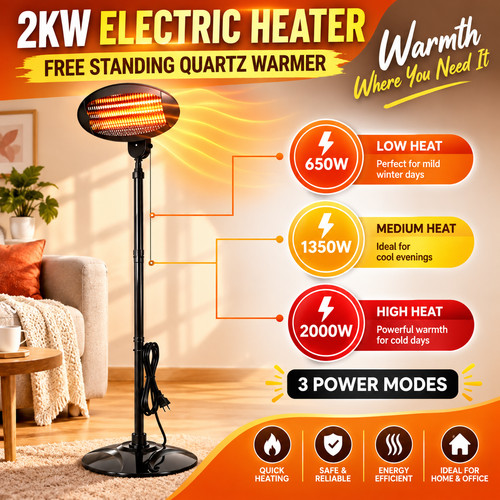 2000w electric patio heater - electric,