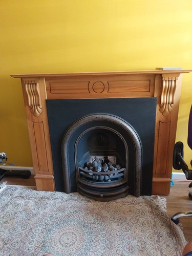 Cast iron fire surround - iron,