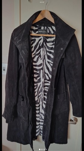 Soft leather coat size - coat, with
