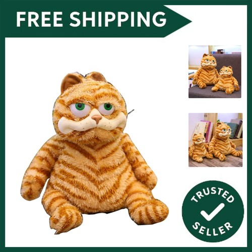Fat orange cat plush - orange,