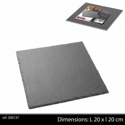 Ardoise tableware square - tableware,