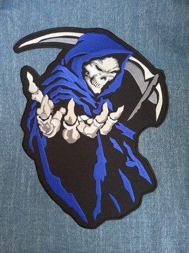 Large blue grim reaper - blue,