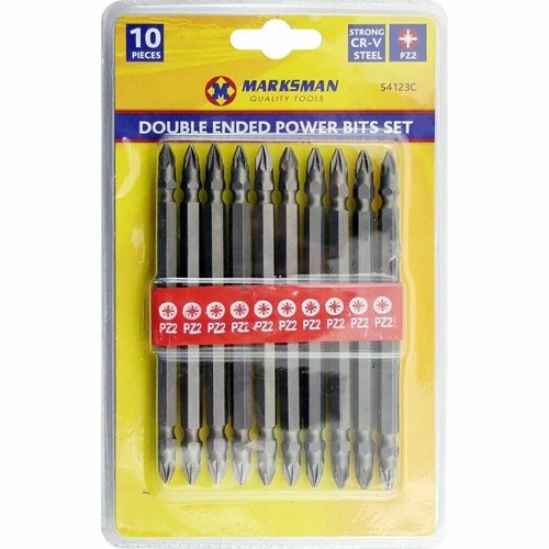 10pc double end power bit - bit, set