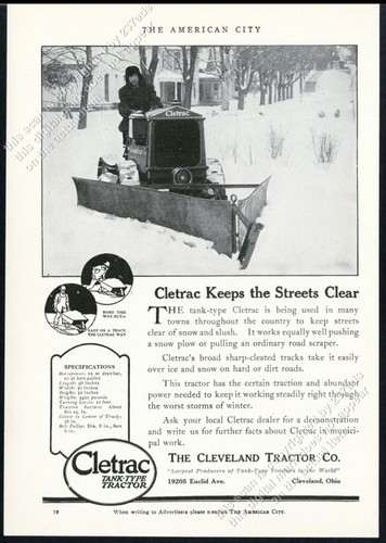 1921 cletrac crawler - cletrac,