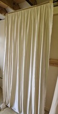 3.8m Wide Backdrop Drapes, Eggshell Ivory, 5 pieces: 4x 0.7m & 1x 1.0m wide 