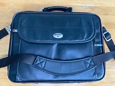 RETRO ANTLER FAUX LEATHER CROSSBODY BUSINESS/16"LAPTOP CASE-STRAP-3 COMPARTMENTS