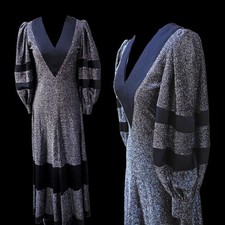 Vintage Silver Lurex Moss