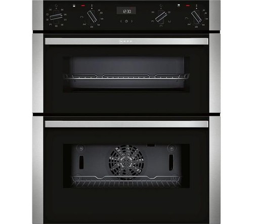 Neff double oven steel - double, st.steel