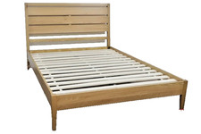 RAMSEY 4 FOOT 6 DOUBLE BED IN OAK - New boxed