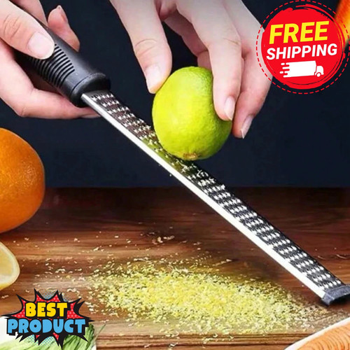 Stainless steel cheese grater - cheese,