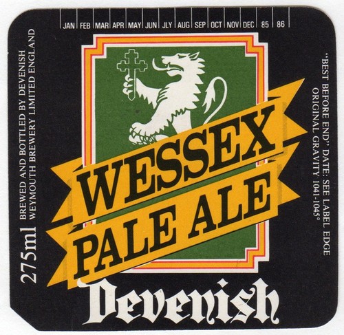 Beer label devenish brewery - label:,