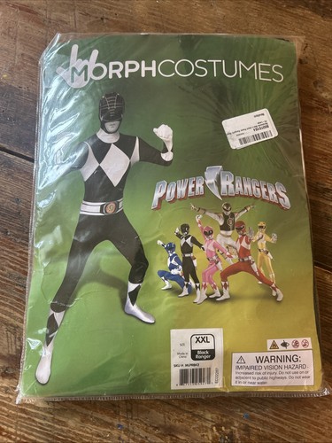 Adult black power ranger - adult,