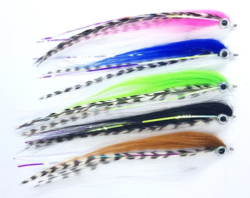Grizzly baitfish bass streamer - grizzly,