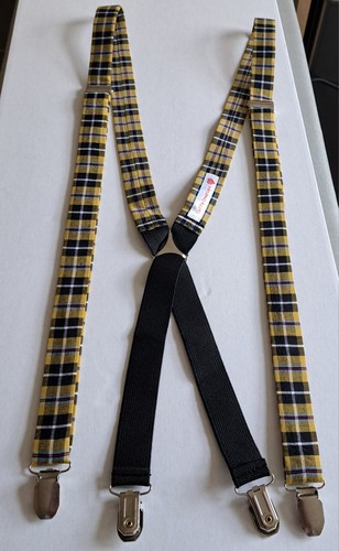 Cornish tartan braces adult - cornish,