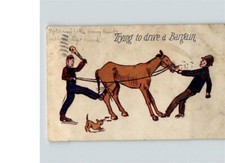 1907 postcard trying drive - 1907,