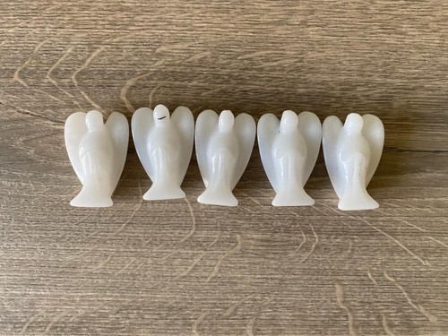White jade crystal - white, angel