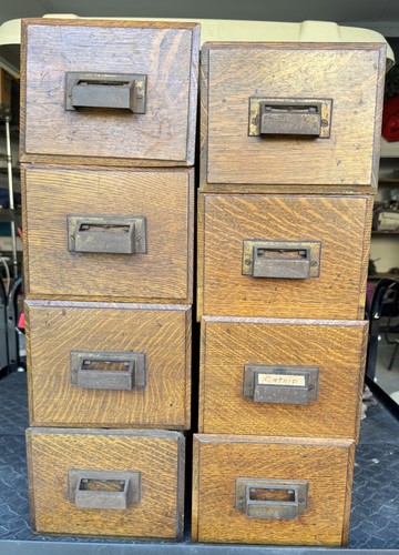 Antique oak apothecary - antique,