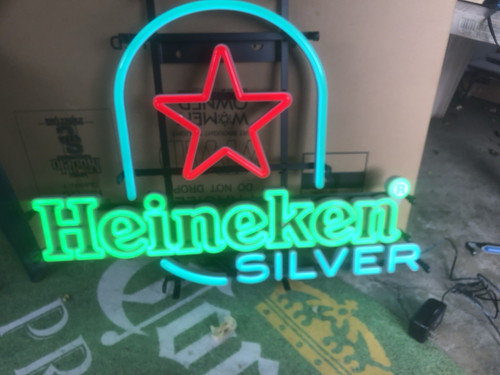 Heineken silver breweriana - silver,