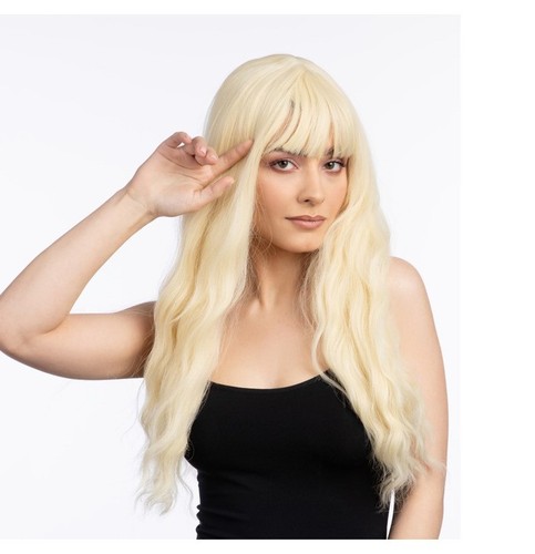 Heat resistant long - heat, blonde