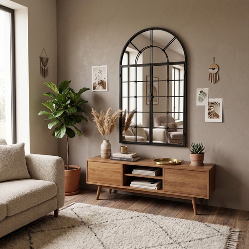 Arched window wall - arched,