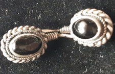 Whitby Jet Silver 925 Earrings