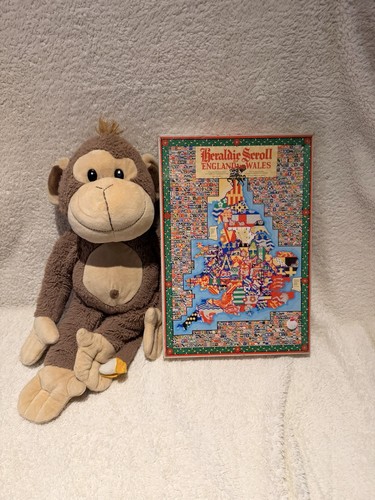 Vintage heraldic scroll - scroll, of