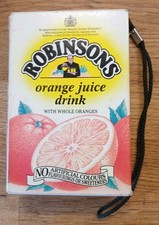 Vintage Robinsons Orange Juice Drink FM Radio Advertising In Working Order