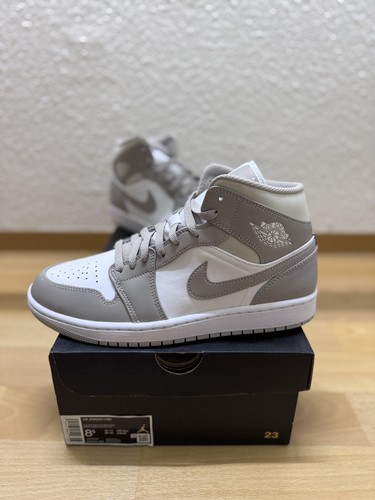 Nike air jordan mid - 1, linen