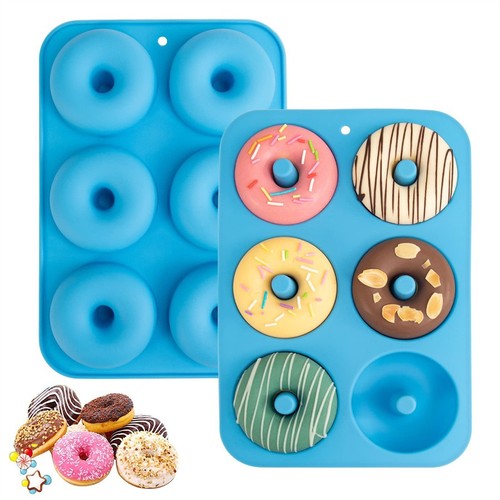 Silicone donut baking moulds - baking,
