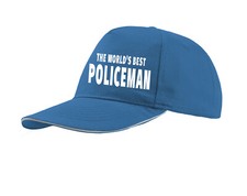 World's Best Policeman Gift Baseball Hat Cap Present Christmas Birthday Police