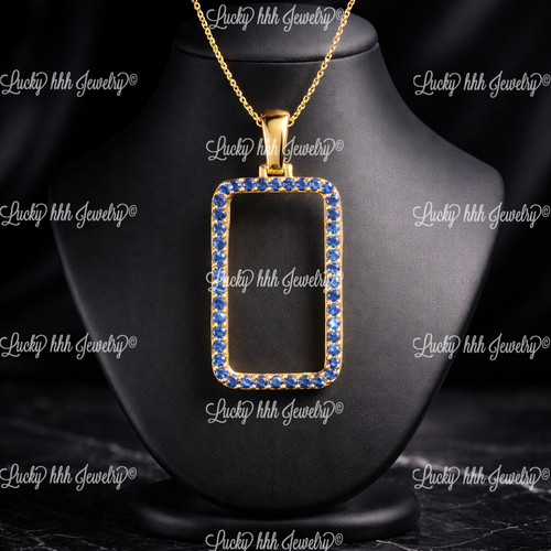 14k yellow gold - 14k, sapphire