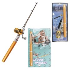 1 Metre Fibreglass Fishing Rod with Large Hole Rings and Smooth Curved Rod Body
