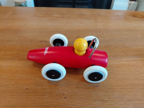 Superb brio wooden red racing - red,