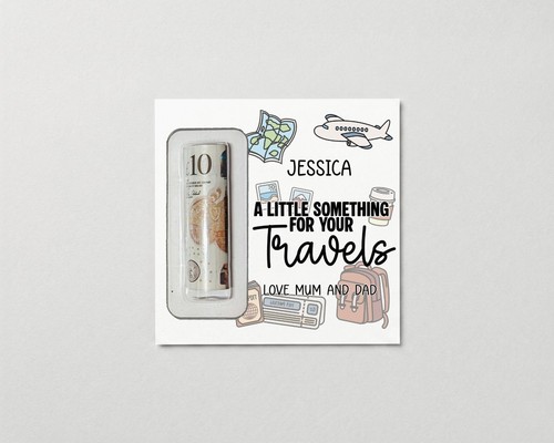 Personalised travel money - personalised,