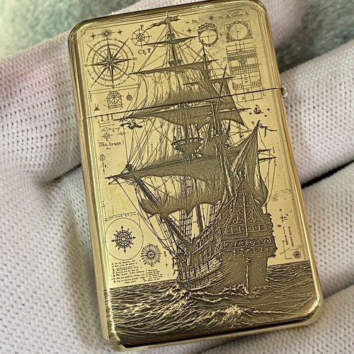 Lighter case brass - case,