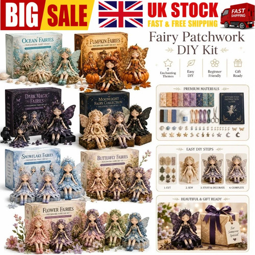 Fairy patchwork diy - patchwork,
