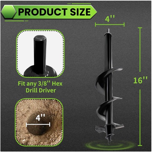 Multi functional x16 auger - 4"x16",