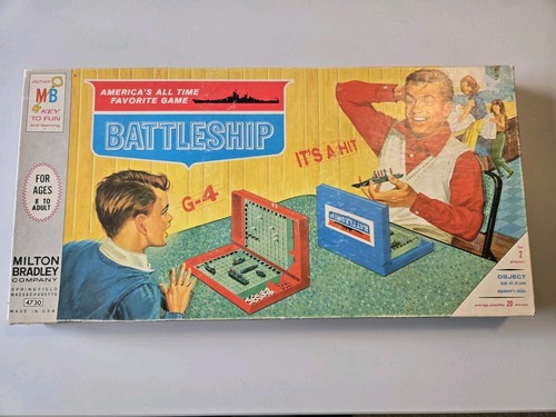 Vintage battleship board - battleship, game
