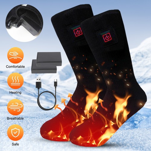 Winter electric heated socks - heated,