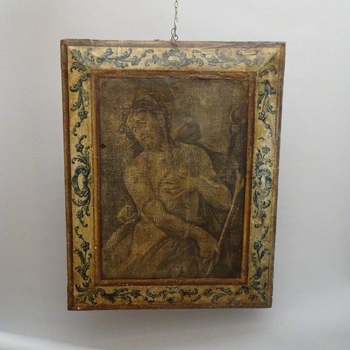 Ancient painting christ in - of,