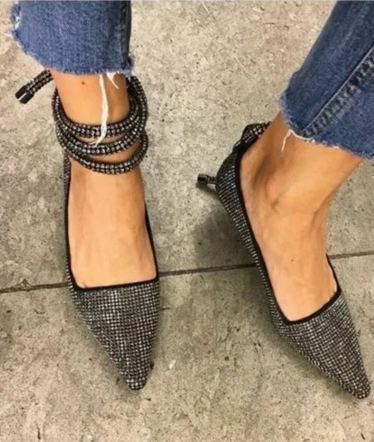 Zara silver studded - zara,