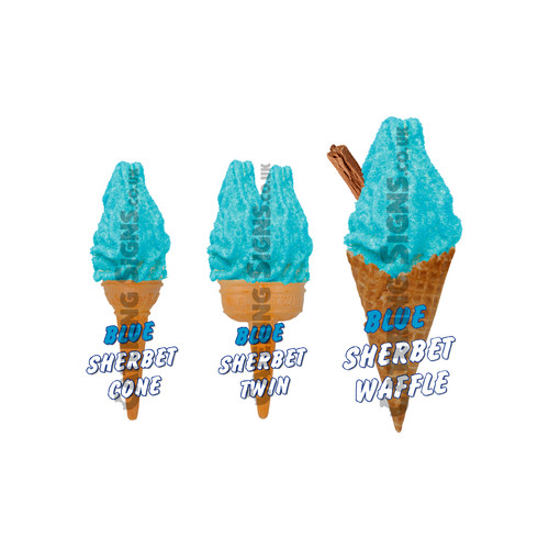 Blue sherbet whippy ice - whippy,