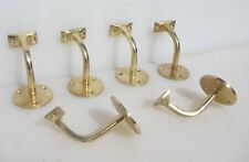 Brass Pole Bracket Rail Stairs Handrail Holder Bannister Retro - £5 each