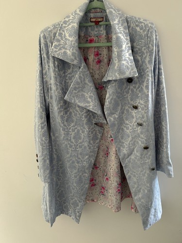 Joe browns powder - blue, brocade